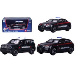 BURAGO AUTO CARABINIERI ASSORTIMENTO SCALA 1:43