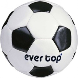 Pallone in Cuoio Bianco/Nero Ø20 cm | Collezione Premium