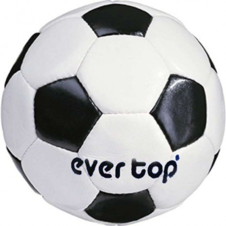 Pallone in Cuoio Bianco/Nero Ø20 cm | Collezione Premium
