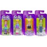 MATTEL POLLY POCKET BAMBOLA CON VESTITO ALLA MODA 4 ASS 7,5x16,5 CM FWY19