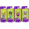 MATTEL POLLY POCKET BAMBOLA CON VESTITO ALLA MODA 4 ASS 7,5x16,5 CM FWY19