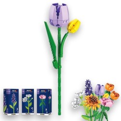 SBABAM BRIXEL FLOWER FUSION DISPLAY 6 PZ ALTEZZA 27 CM 150 PZ BRIFLOFUS TI