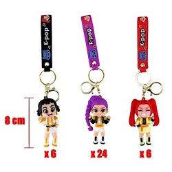 TOYS GARDEN K-POP PORTACHIAVI POP STAR CON CORDINO 3 MODELLI 93109